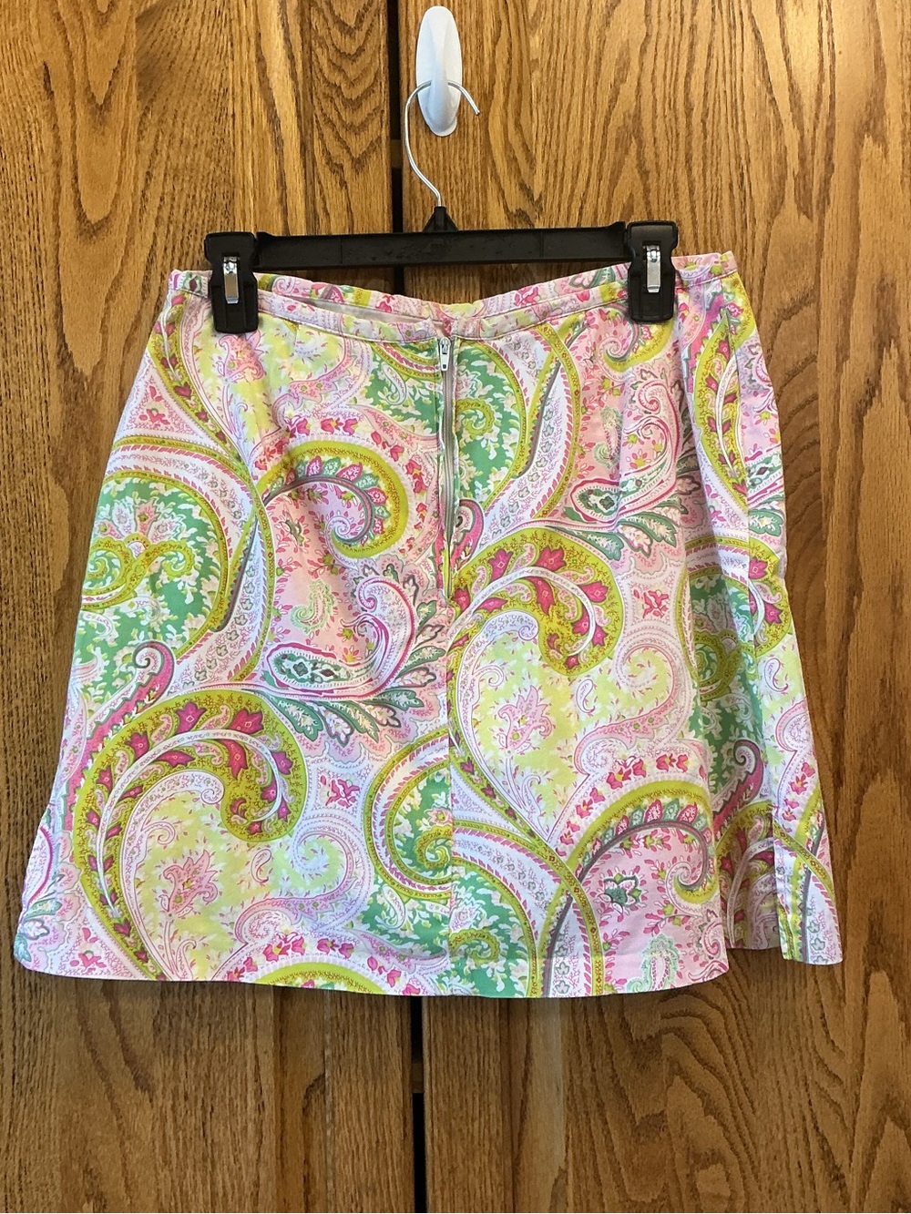 Larry Levine Paisley Mini Skort Y2K Size 10 - Picture 2 of 5